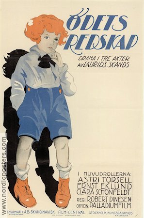 Ödets redskap 1922 poster Astri Torsell Robert Dinesen