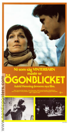 Öjeblikket 1980 movie poster Ann-Mari Max Hansen Sören Spanning Kathrine Helmuth Astrid Henning-Jensen Denmark