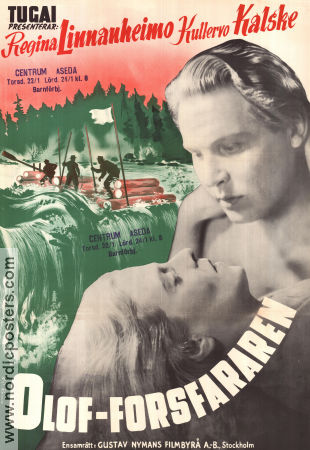 Intohimon vallassa 1947 movie poster Regina Linnanheimo Kullervo Kalske Eric Gustafson Teuvo Tulio Finland