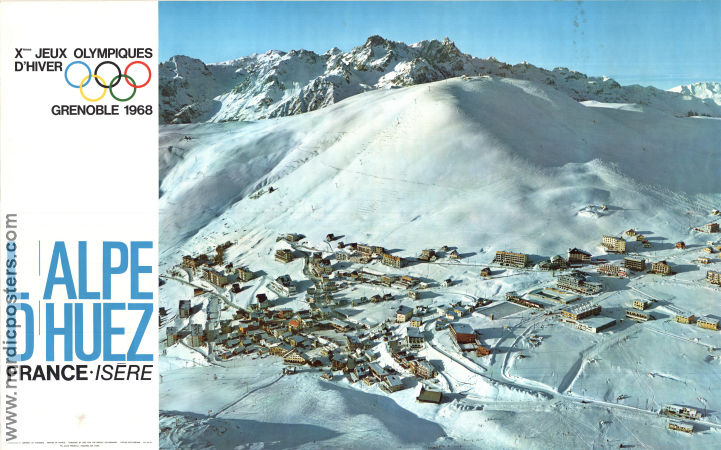 Olympic Games Grenoble 1968 poster Find more: Val d´Isere Olympic Winter sports