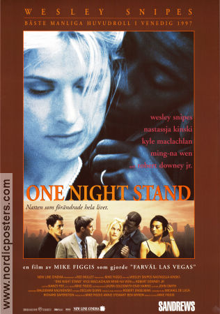 One Night Stand 1997 poster Wesley Snipes Mike Figgis