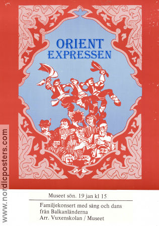 Orientexpressen 1984 poster Find more: Umeå Museet