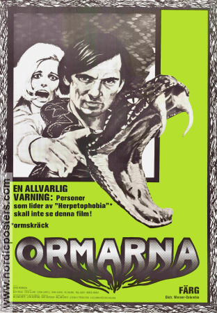 Stanley 1972 movie poster Chris Robinson Alex Rocco Steve Alaimo William Grefe Snakes