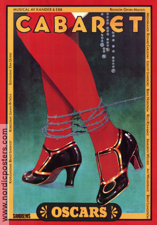 Oscarsteatern Cabaret 1987 poster Richard Carlsohn