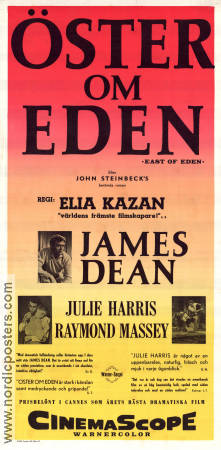 East of Eden 1955 poster James Dean Elia Kazan