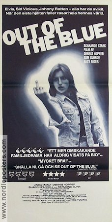 Out of the Blue 1980 movie poster Dennis Hopper Linda Manz Rock and pop