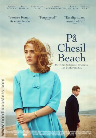 On Chesil Beach 2017 movie poster Billy Howle Saoirse Ronan Andy Burse Dominic Cooke Beach