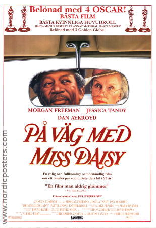 Driving Miss Daisy 1989 movie poster Morgan Freeman Jessica Tandy Dan Aykroyd Bruce Beresford Cars and racing