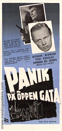 Panic in the Streets 1950 poster Richard Widmark Elia Kazan