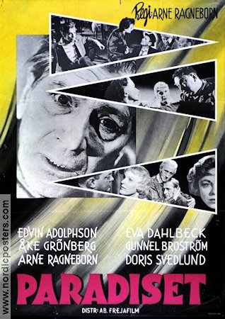 Paradiset 1955 movie poster Advin Adolphson Eva Dahlbeck