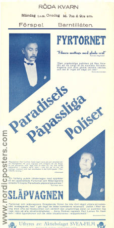 Pat und Patachon im Paradies 1937 movie poster Fy og Bi Carl Schenström Harald Madsen SO Schoening Karel Lamac Denmark