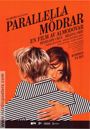 Madres paralelas 2021 movie poster Penélope Cruz Milena Smit Israel Elejalde Pedro Almodovar Spain