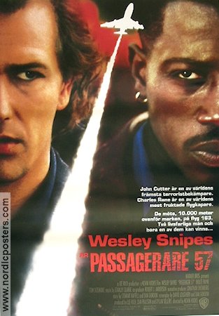 Passenger 57 1992 poster Wesley Snipes Kevin Hooks