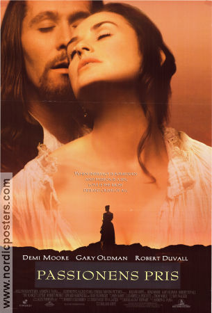 The Scarlet Letter 1995 movie poster Demi Moore Gary Oldman Robert Duvall Roland Joffé