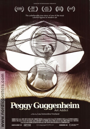 Peggy Guggenheim: Art Addict 2015 movie poster Peggy Guggenheim Jacqueline Bograd Weld Francine Prose Lisa Immordino Vreeland Documentaries Artistic posters