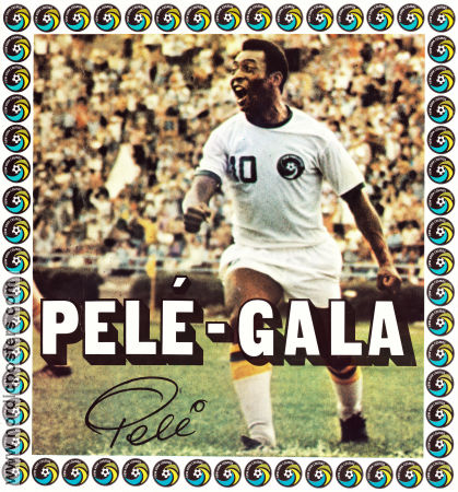 Pelé Gala New York Cosmos vs Malmö FF Sweden 1975 poster Pelé Football soccer