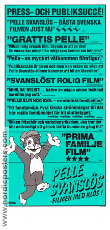 Pelle Svanslös 1981 movie poster Stig Lasseby Find more: Pelle Svanslös Find more: Uppsala Animation From comics