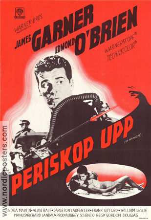 Up Periscope 1959 movie poster James Garner Edmond O´Brien Andra Martin Gordon Douglas Ships and navy Diving