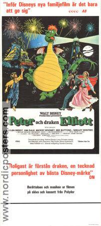 Pete´s Dragon 1977 poster Helen Reddy Don Chaffey