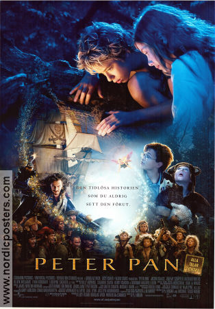 Peter Pan 2003 movie poster Jeremy Sumpter Jason Isaacs Olivia Williams PJ Hogan