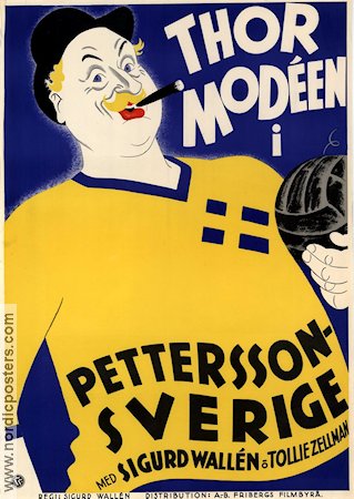 Pettersson Sverige 1934 movie poster Thor Modéen