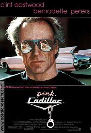 Pink Cadillac 1989 movie poster Clint Eastwood Bernadette Peters Cars and racing Glasses