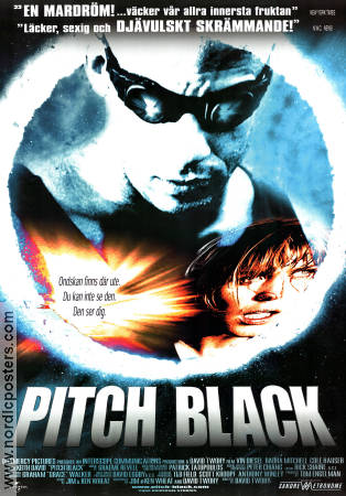 Pitch Black 2000 movie poster Radha Mitchell Cole Hauser Vin Diesel David Twohy