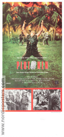 Platoon 1986 movie poster Charlie Sheen Tom Berenger Willem Dafoe Keith David Forest Whitaker Johnny Depp Oliver Stone War