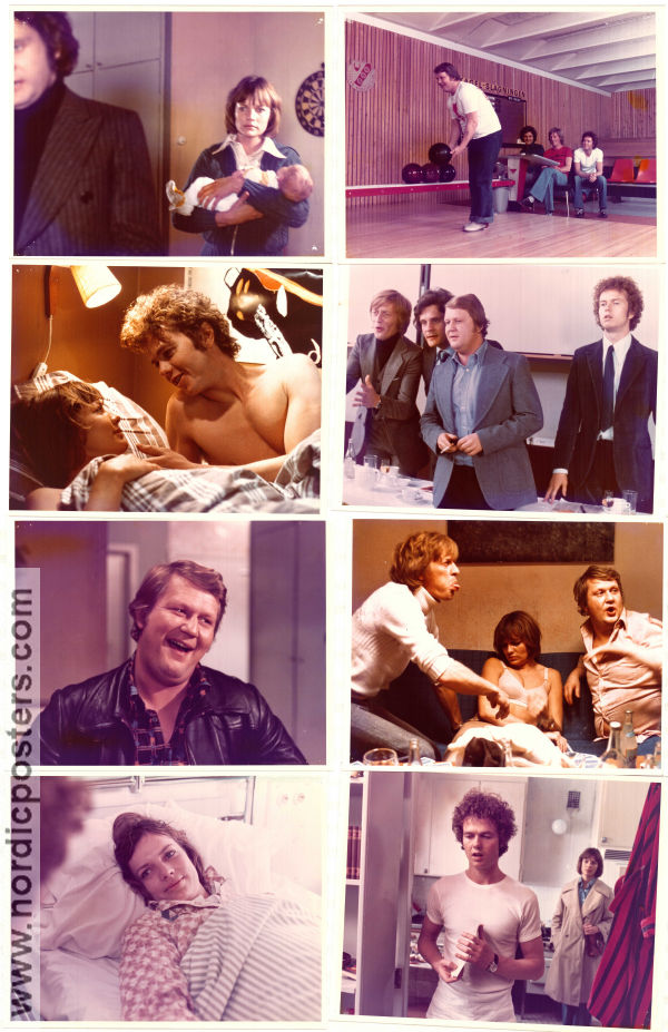 Polare 1976 lobby card set Thomas Hellberg Ted Åström Göran Stangertz Anki Lidén Christer Jonsson Jan Halldoff Writer: Lars Molin