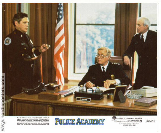 Police Academy 1984 lobby card set Steve Guttenberg Kim Cattrall GW Bailey Hugh Wilson School Police and thieves