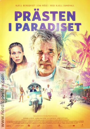 Prästen i paradiset 2015 movie poster Kjell Bergqvist Eva Röse Richard Ulfsäter Kjell Sundvall