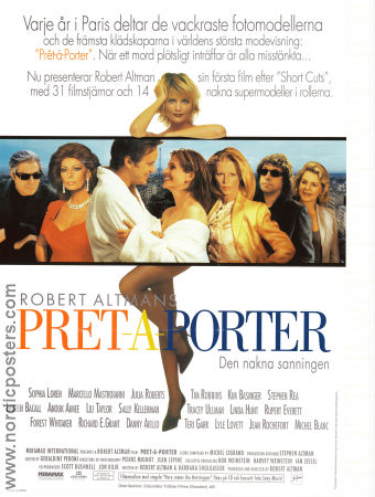 Pret-a-Porter 1994 poster Helena Christensen Robert Altman