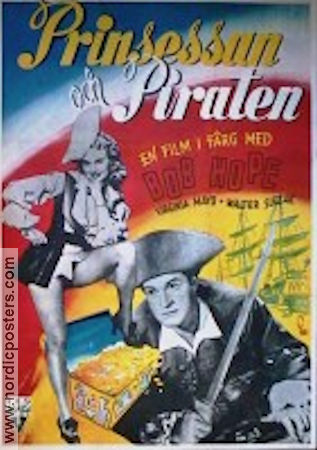 The Princess and the Pirate 1944 poster Bob Hope David Butler