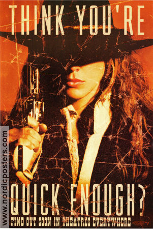 The Quick and the Dead 1995 movie poster Sharon Stone Gene Hackman Russell Crowe Sam Raimi