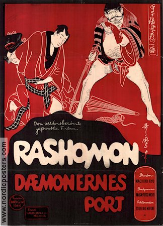 Rashomon 1953 poster Toshiro Mifune