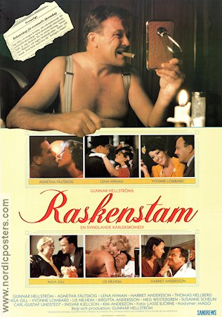 Raskenstam 1983 movie poster Agnetha Fältskog Meg Westergren Inga Gill Lena Nyman Gunnar Hellström Celebrities Romance