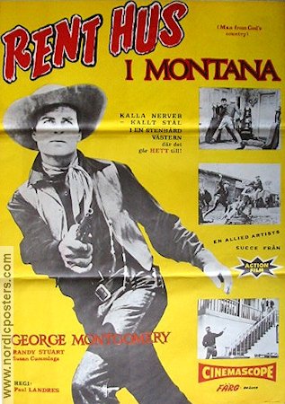 Man from God´s Country 1958 movie poster George Montgomery
