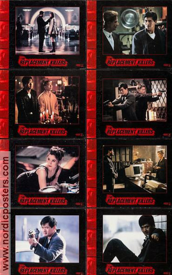 The Replacement Killers 1998 lobby card set Chow Yun Fat