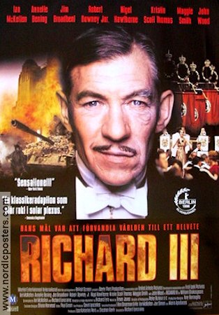 Richard III 1995 poster Ian McKellen Richard Loncraine
