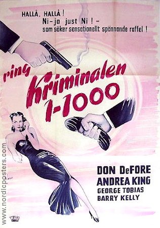 Southside 1-1000 1950 poster Don DeFore Boris Ingster