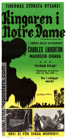 The Hunchback of Notre Dame 1939 poster Charles Laughton William Dieterle