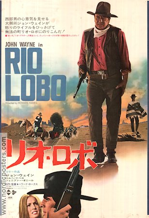 Rio Lobo 1970 poster John Wayne Howard Hawks