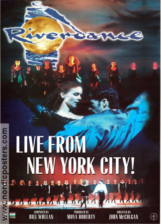 Riverdance: The Show 1995 movie poster Michael Flatley Jean Butler Anuna John McColgan Dance