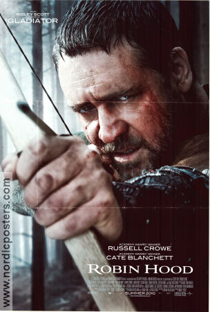 Robin Hood 2010 movie poster Russell Crowe Cate Blanchett Matthew Macfadyen Ridley Scott