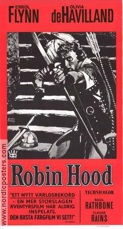 The Adventures of Robin Hood 1938 poster Errol Flynn Michael Curtiz