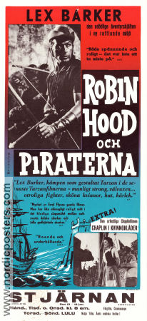 Robin Hood e i pirati 1960 movie poster Lex Barker Jocelyn Lane Rossana Rory Giorgio Simonelli