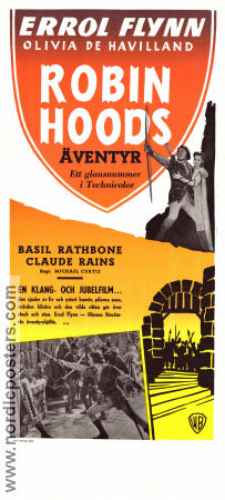The Adventures of Robin Hood 1938 poster Errol Flynn Michael Curtiz