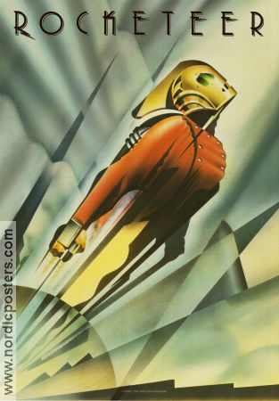 The Rocketeer 1991 poster Bill Campbell Joe Johnston