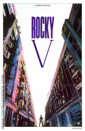 Rocky 5 1990 poster Sylvester Stallone John G Avildsen