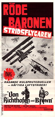 Von Richthofen and Brown 1972 poster John Phillip Law Roger Corman
